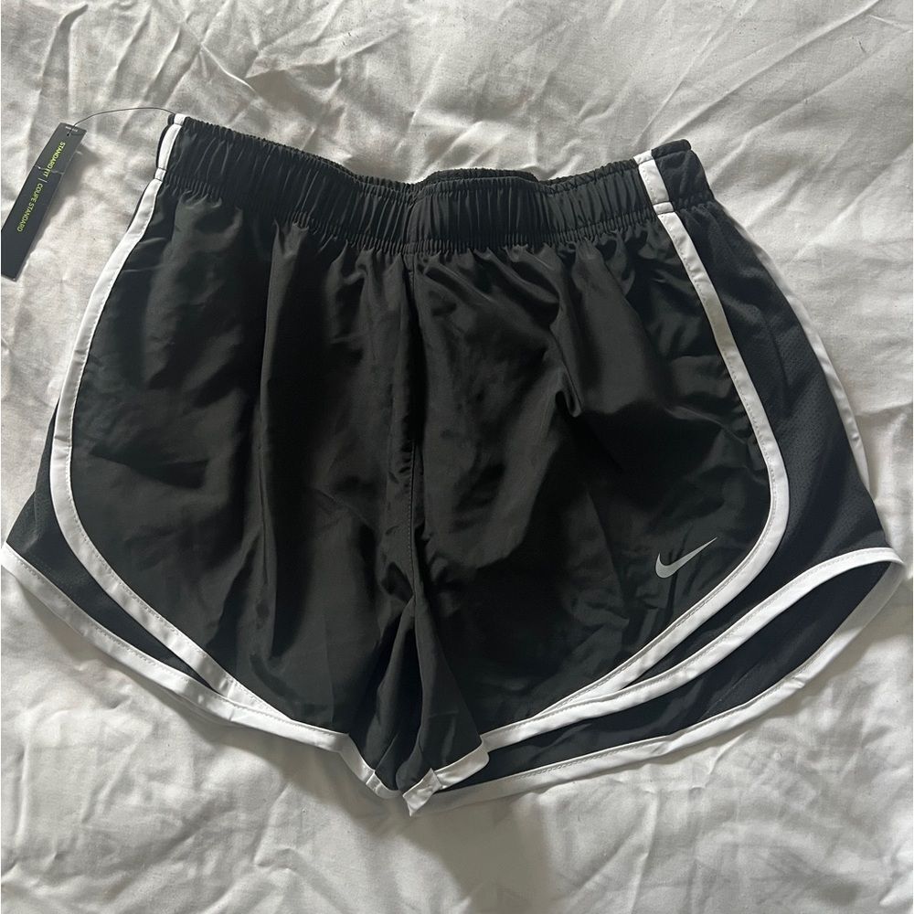 NWT NIKE Women's Nike Tempo Running Shorts size S Gray and White